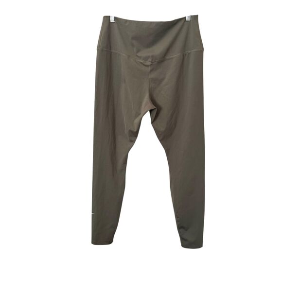 NIKE Drifit Ankle Workout Leggings Olive Large - Picture 3 of 6